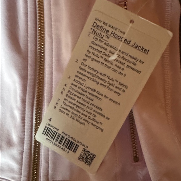NWT Lululemon Define Hooded jacket - Picture 2 of 2